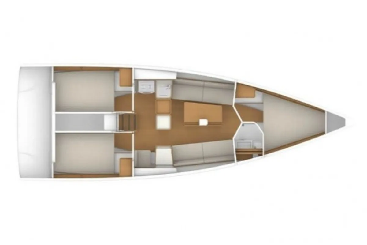 Exterior view of September, a Beneteau First 36 sailboat at Biograd na Moru, Croatia