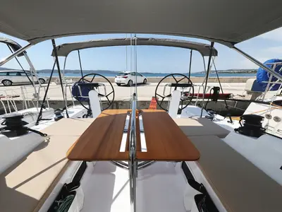 Salon of September, a Beneteau First 36 sailboat at Biograd na Moru, Croatia