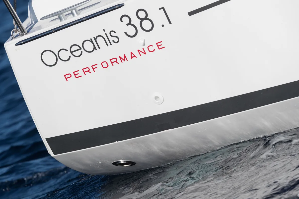 Exterior view of TEODORA, a Beneteau Oceanis 38.1 sailboat at Dubrovnik, Croatia