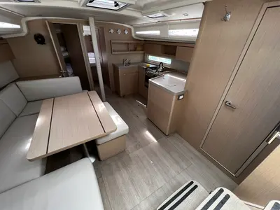 Galley of Elizabeth, a Beneteau Oceanis 40.1 sailboat at Općina Sukošan, Croatia
