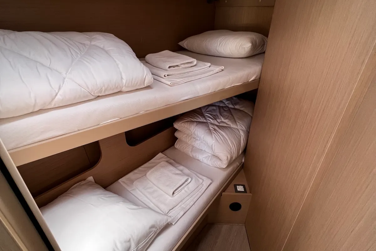 Cabin on Elizabeth, a Beneteau Oceanis 40.1 sailboat at Općina Sukošan, Croatia