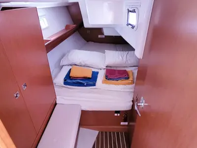 Cabin on Taz, a Bavaria 34 sailboat at Fethiye, Turkey