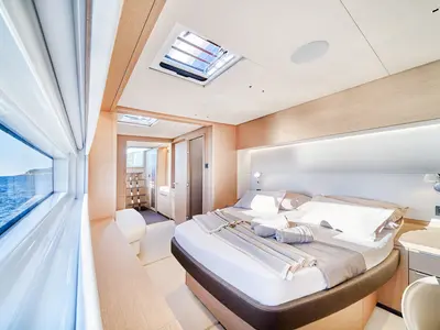 Cabin on Amada Mia - CREWED, a Lagoon Sixty 5 catamaran at Split, Croatia