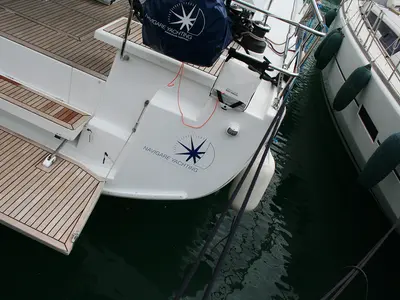 Amallo, a Beneteau Oceanis 51.1 sailboat at Dubrovnik, Croatia