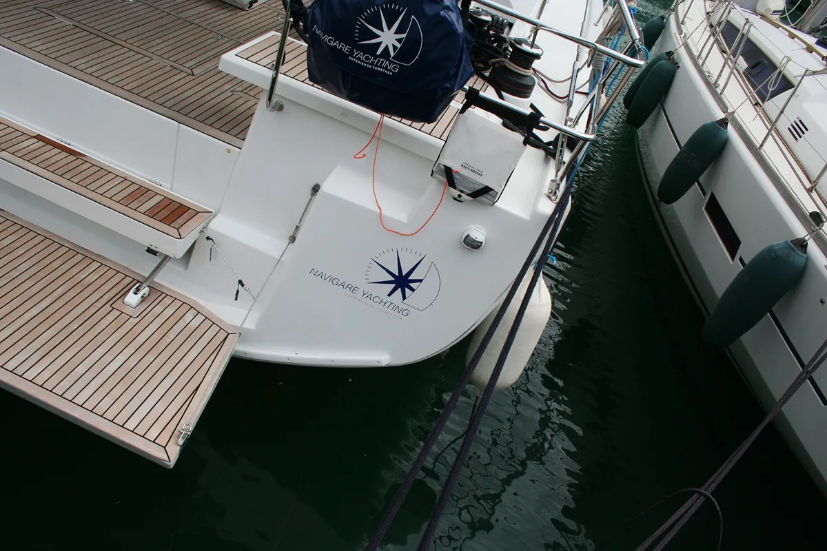 Amallo, a Beneteau Oceanis 51.1 sailboat at Dubrovnik, Croatia