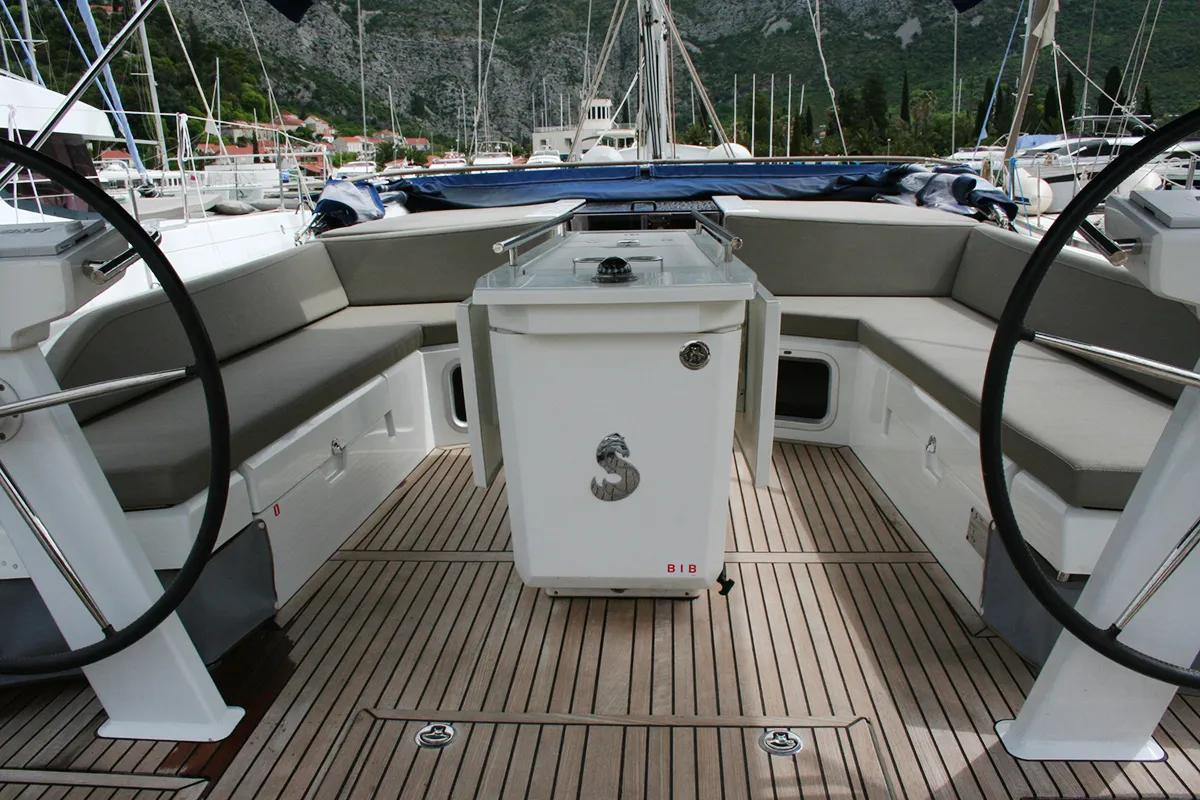 Amallo, a Beneteau Oceanis 51.1 sailboat at Dubrovnik, Croatia