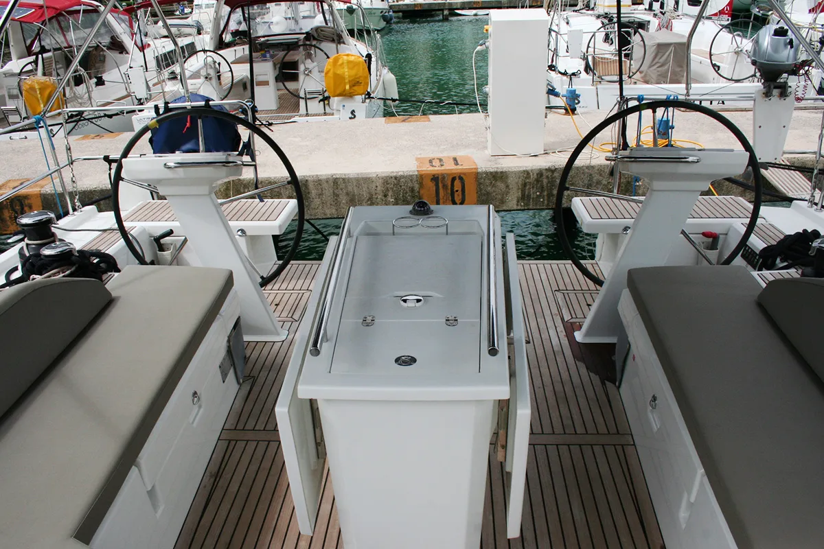 Amallo, a Beneteau Oceanis 51.1 sailboat at Dubrovnik, Croatia