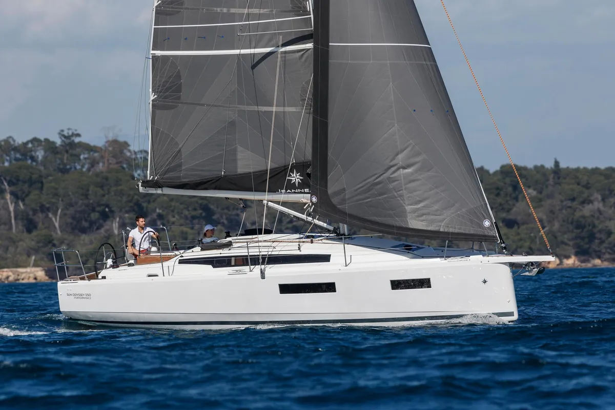 Luigi, a Jeanneau Sun Odyssey 350 - 3 cab. sailboat at Biograd na Moru, Croatia