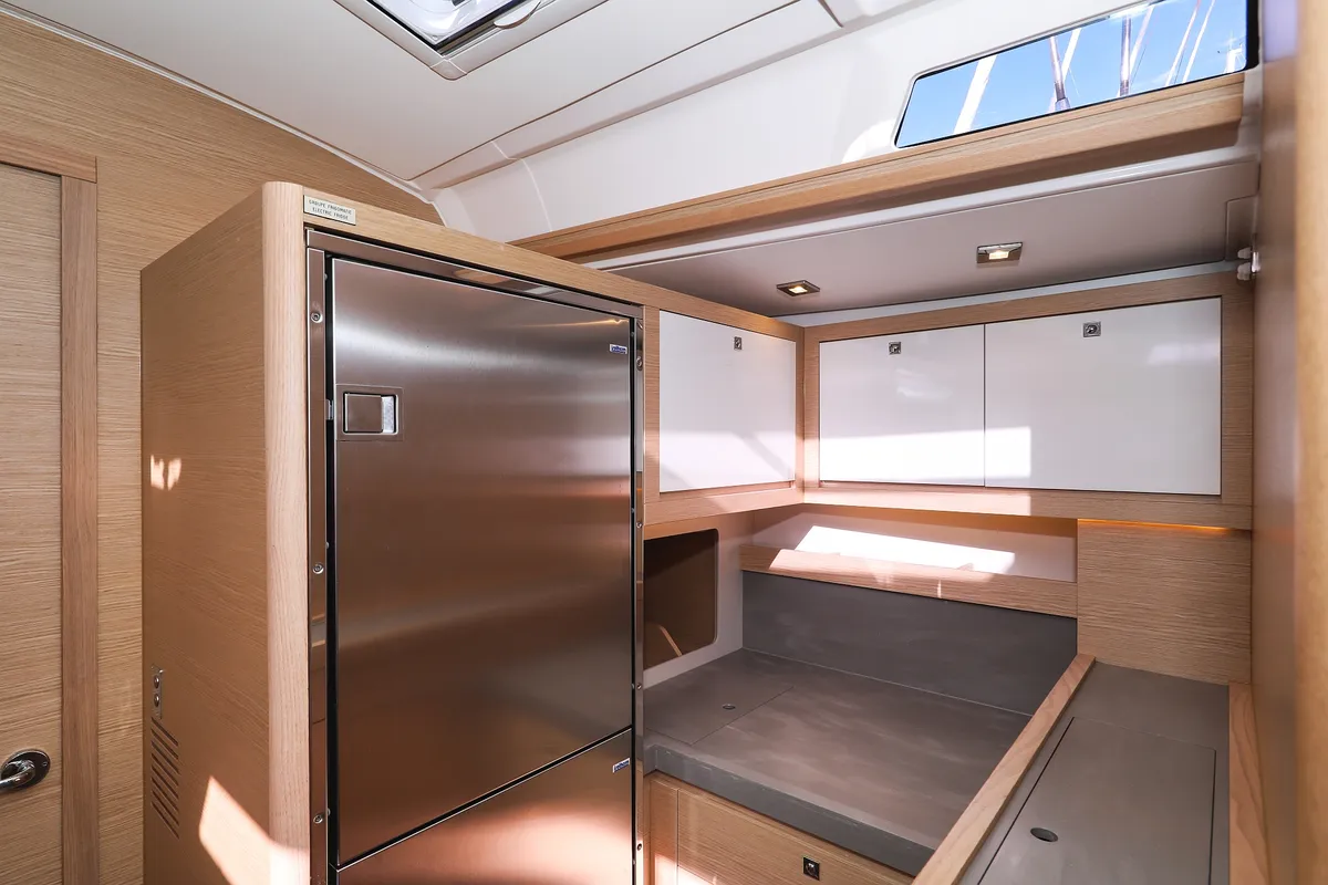 Galley of Kasper, a Dufour 530 sailboat at Vodice, Croatia
