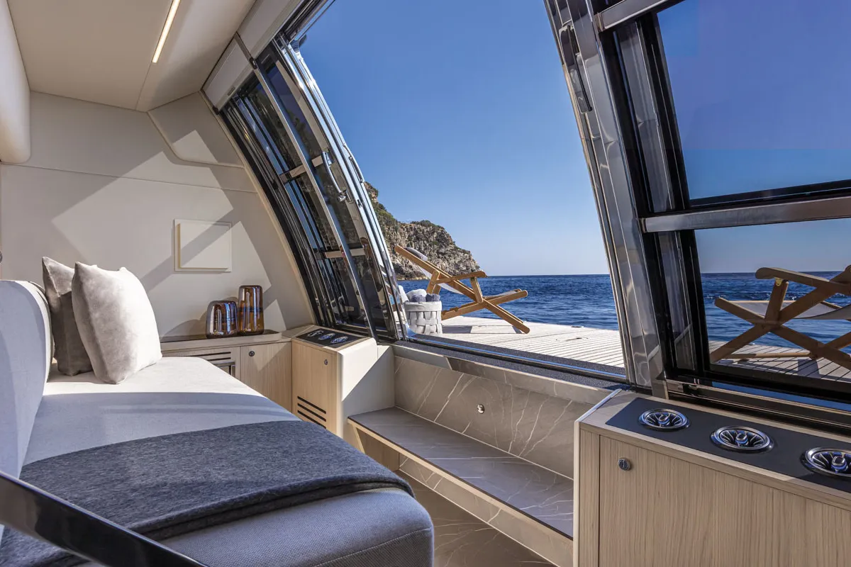Knitewear.Club 3, a Absolute Yachts Navetta 64 motor yacht at Općina Sukošan, Croatia