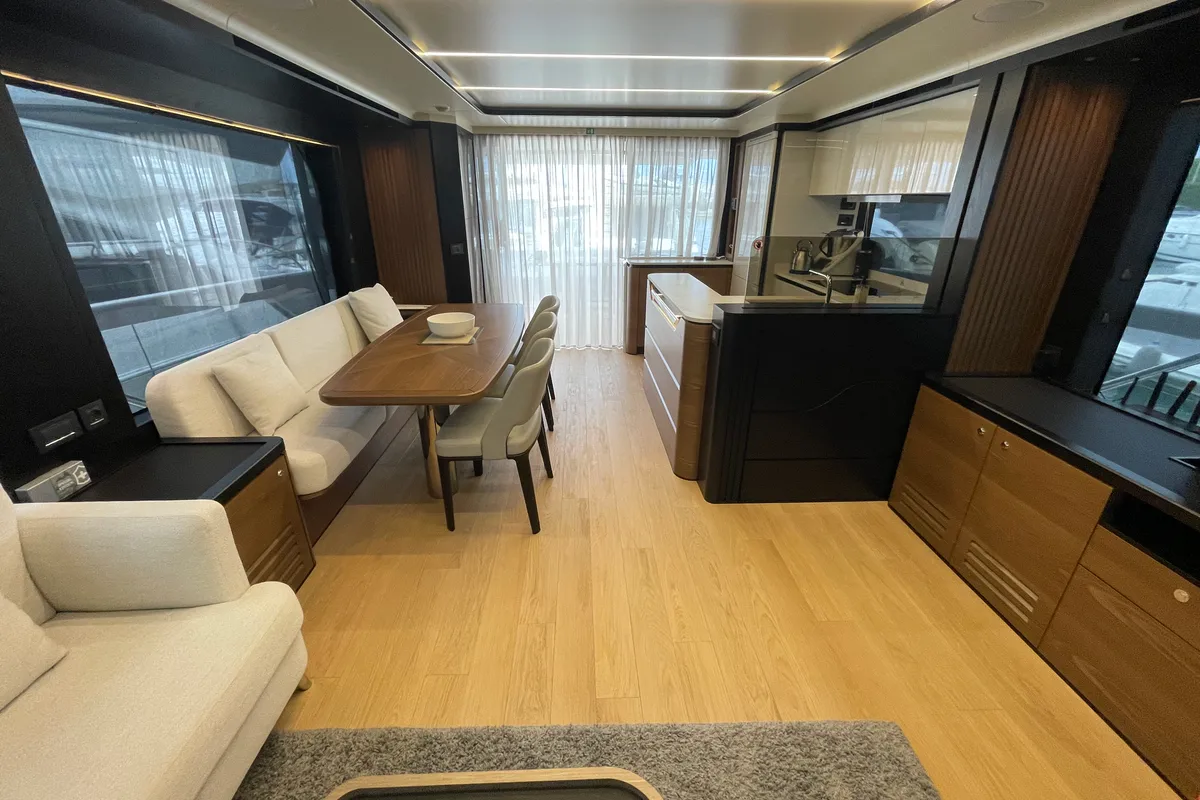 Cabin on Knitewear.Club 3, a Absolute Yachts Navetta 64 motor yacht at Općina Sukošan, Croatia