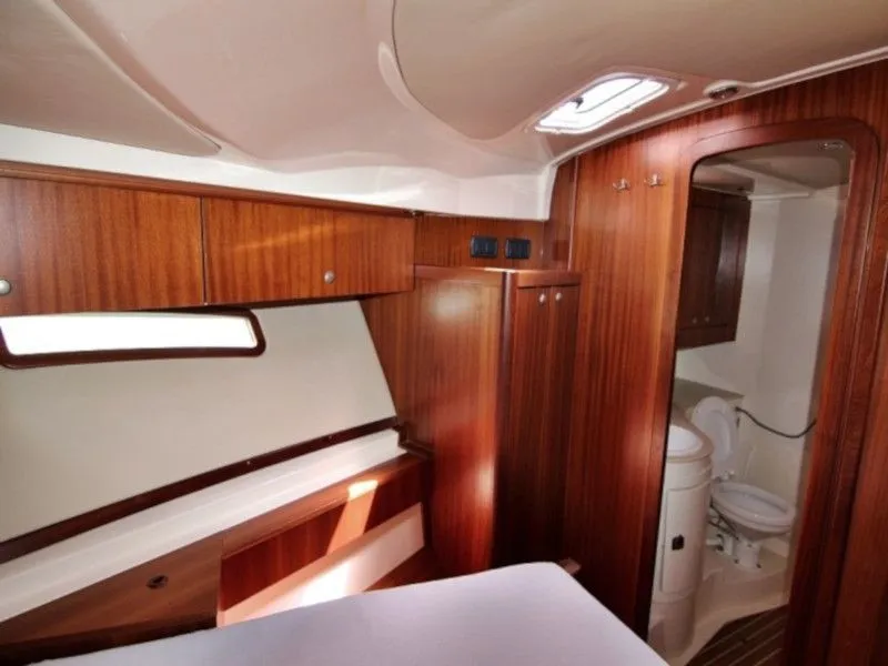 Cabin on Renesansa, a SAS - Vektor Adriana 44 motorboat at Zadar, Croatia