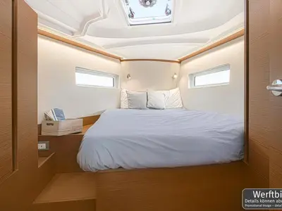 Cabin on Lidija, a Jeanneau Sun Odyssey 380 sailboat at Grad Pula, Croatia