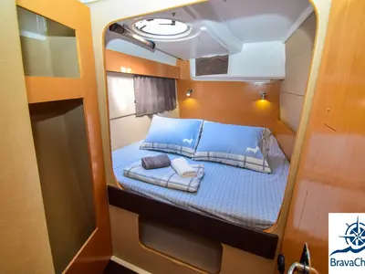 Cabin on Mariona, a Fountaine Pajot Lipari 41 catamaran at Roses, Spain