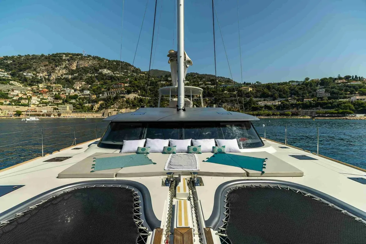 Alkimia, a Sunreef 74 catamaran at Milazzo, Italy