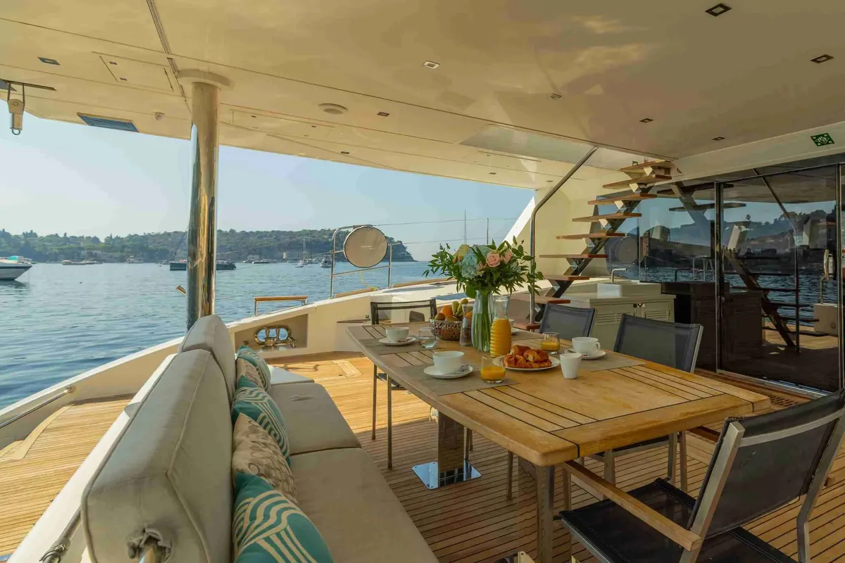 Alkimia, a Sunreef 74 catamaran at Milazzo, Italy