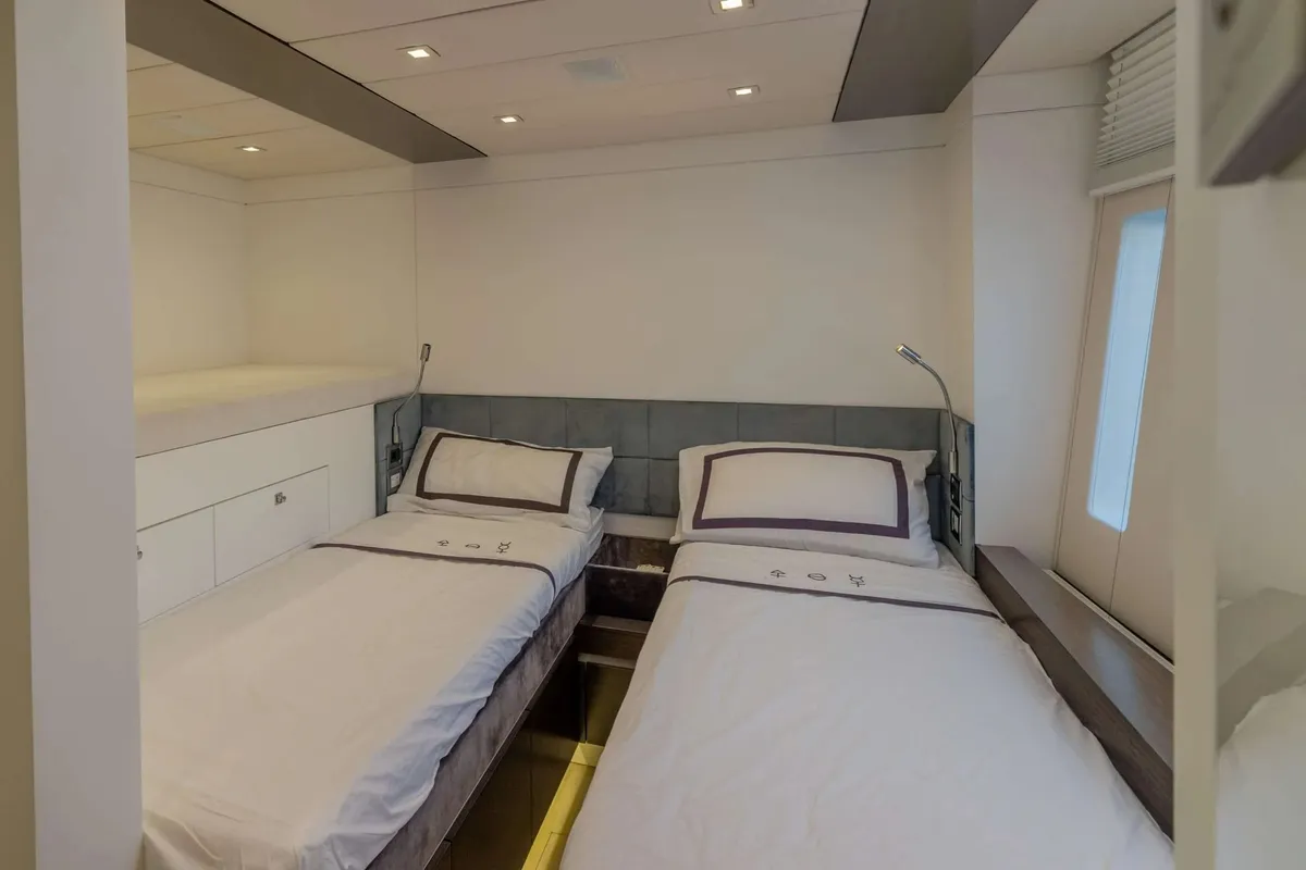 Alkimia, a Sunreef 74 catamaran at Milazzo, Italy