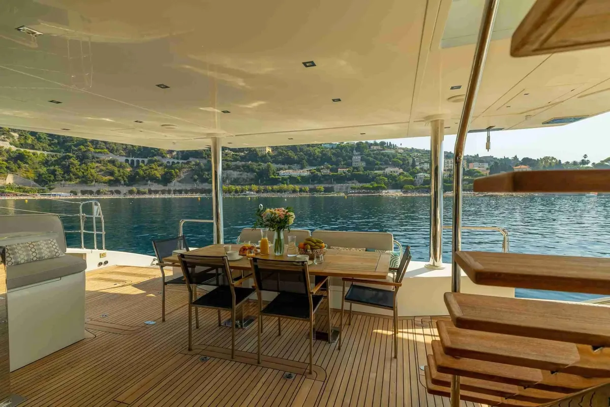 Alkimia, a Sunreef 74 catamaran at Milazzo, Italy