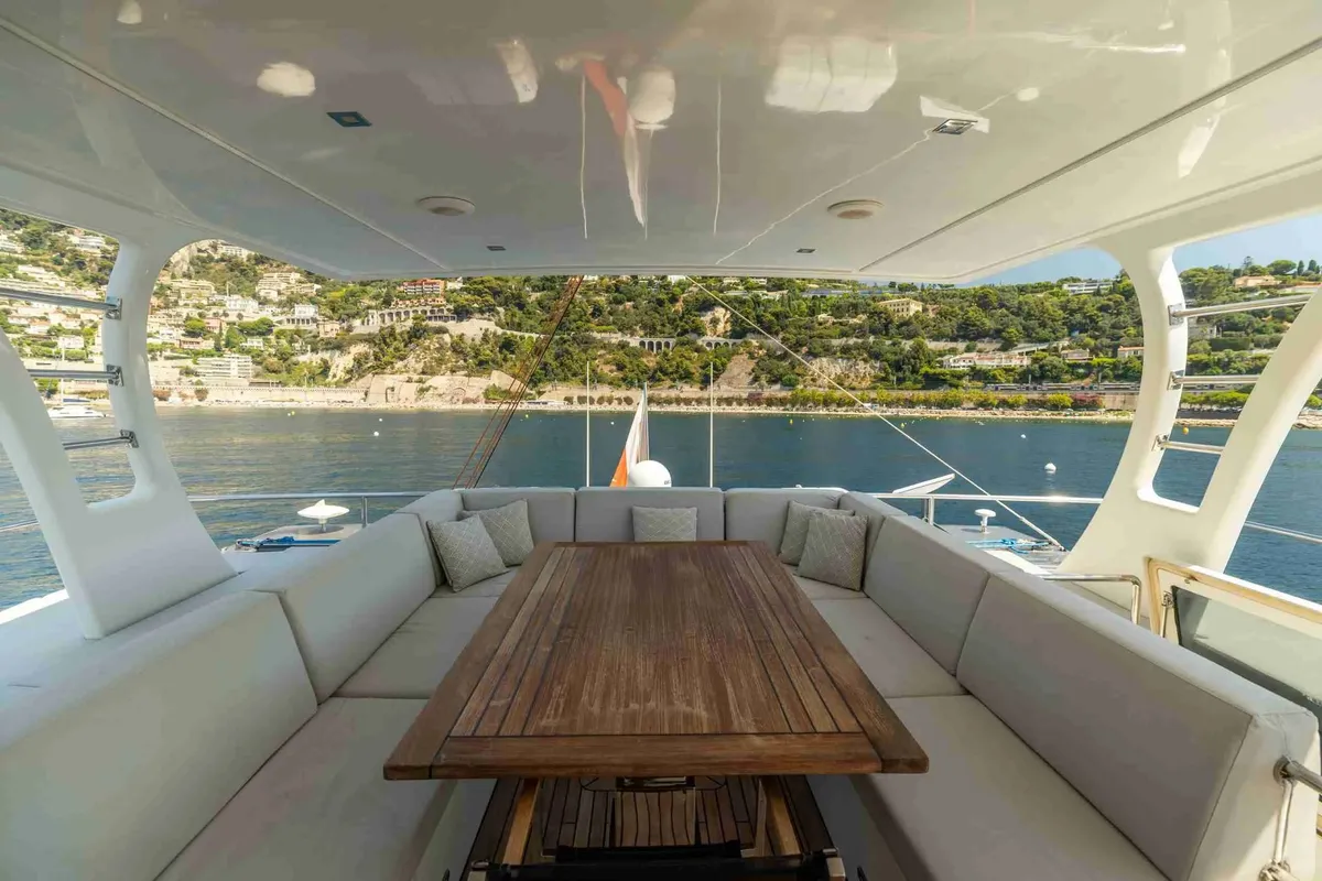 Alkimia, a Sunreef 74 catamaran at Milazzo, Italy