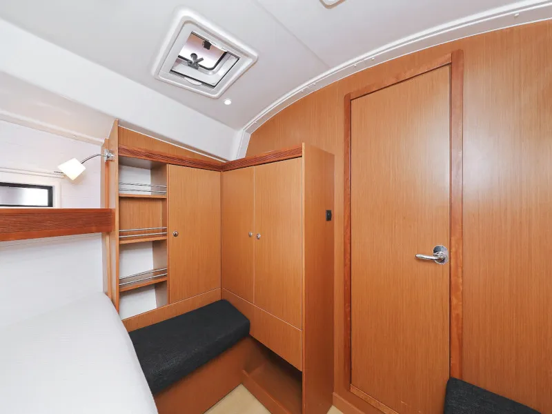 Cabin on Petra M, a Bavaria 36 Cruiser sailboat at Zadar, Croatia