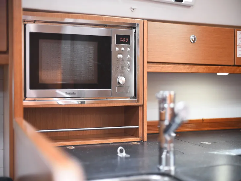 Galley of Petra M, a Bavaria 36 Cruiser sailboat at Zadar, Croatia