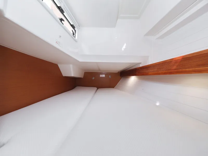 Cabin on Petra M, a Bavaria 36 Cruiser sailboat at Zadar, Croatia