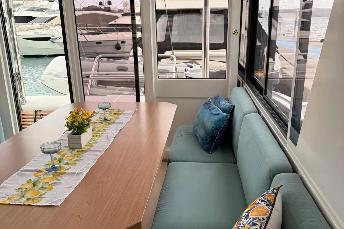 Brain, a Bali 4.6 catamaran at Seget Donji, Croatia