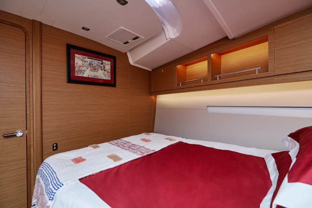 Cabin on KABUKI, a Dufour 56 Exclusive sailboat at Primošten, Croatia