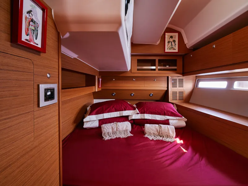 Cabin on KABUKI, a Dufour 56 Exclusive sailboat at Primošten, Croatia