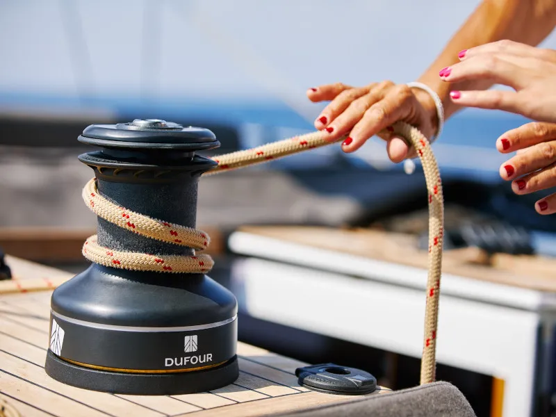 KABUKI, a Dufour 56 Exclusive sailboat at Primošten, Croatia