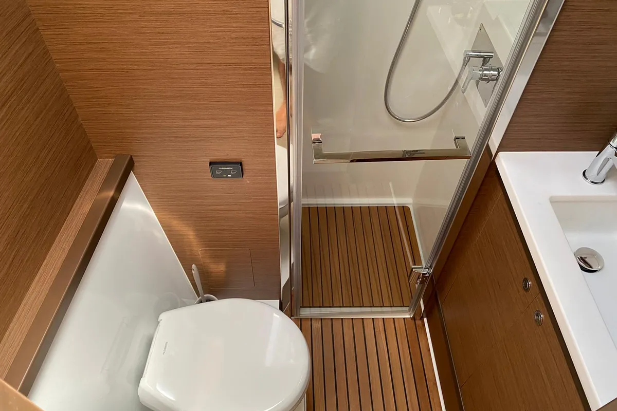 Head on SAILUXE - Samoa, a Lagoon 52F catamaran at Capo d'Orlando, Italy