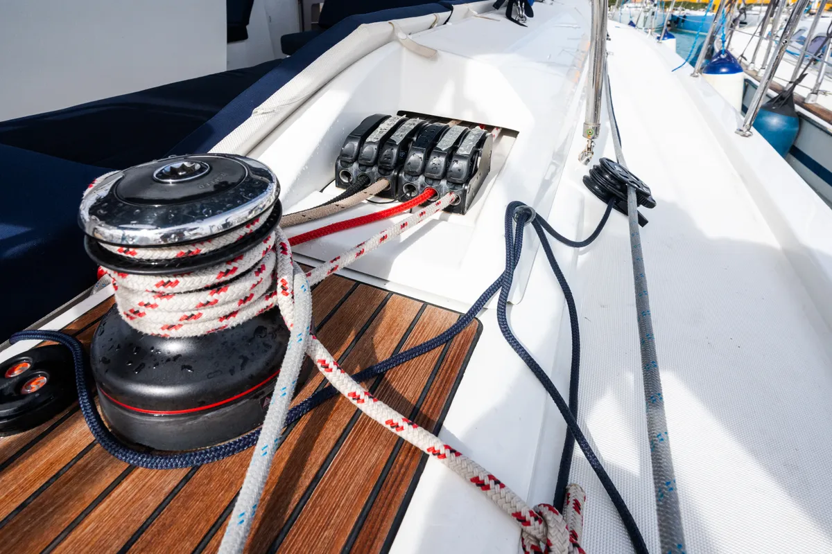 Agape - Premium line, a Beneteau Oceanis 51.1 sailboat at Rosignano Solvay, Italy