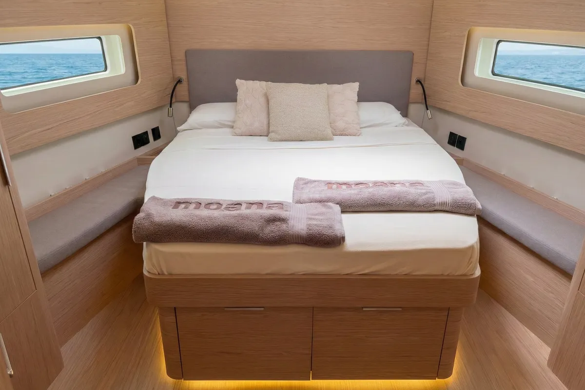 Premium +, a Beneteau First 53 sailboat at Ibiza, Spain