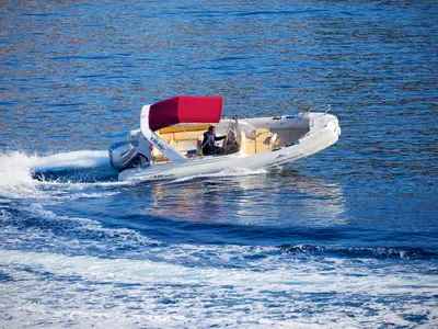 Aquamax BF-23F, a Inmark Marine Aquamax BF-23F RIB at Hvar town, Croatia