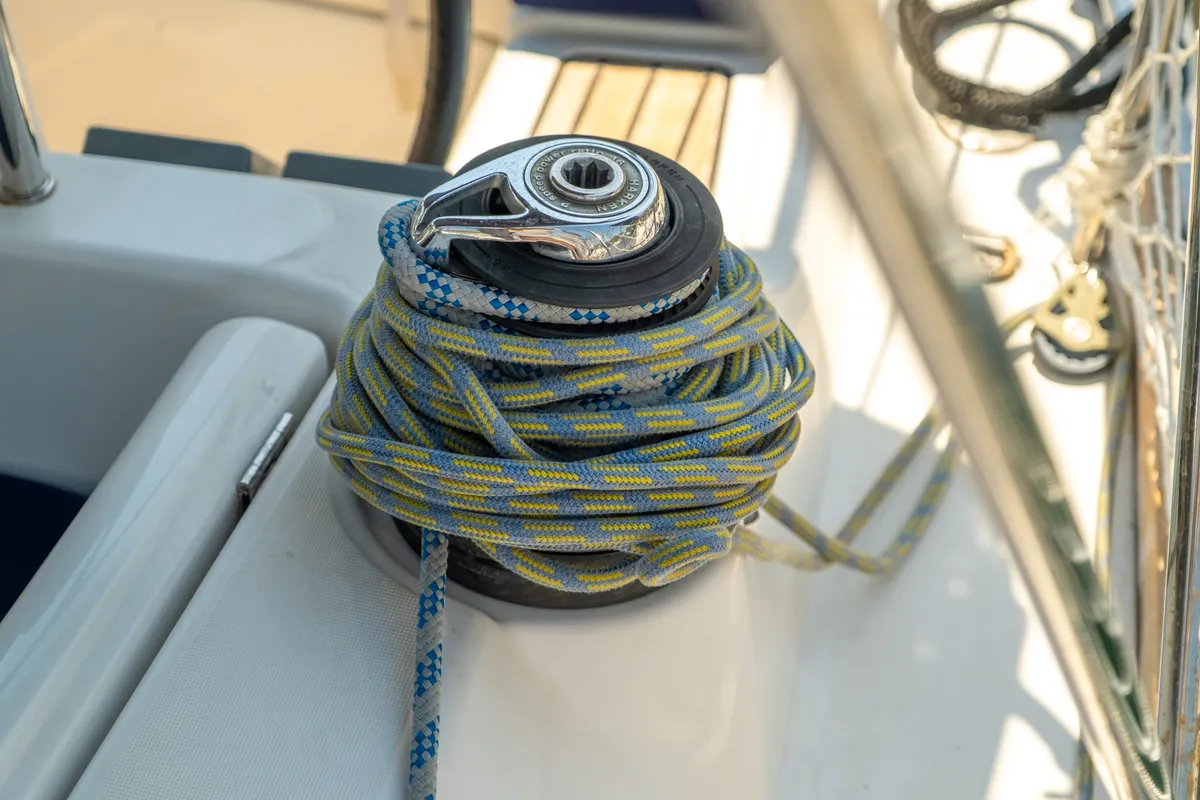 Premium, a Beneteau Oceanis 40 sailboat at Fethiye, Turkey