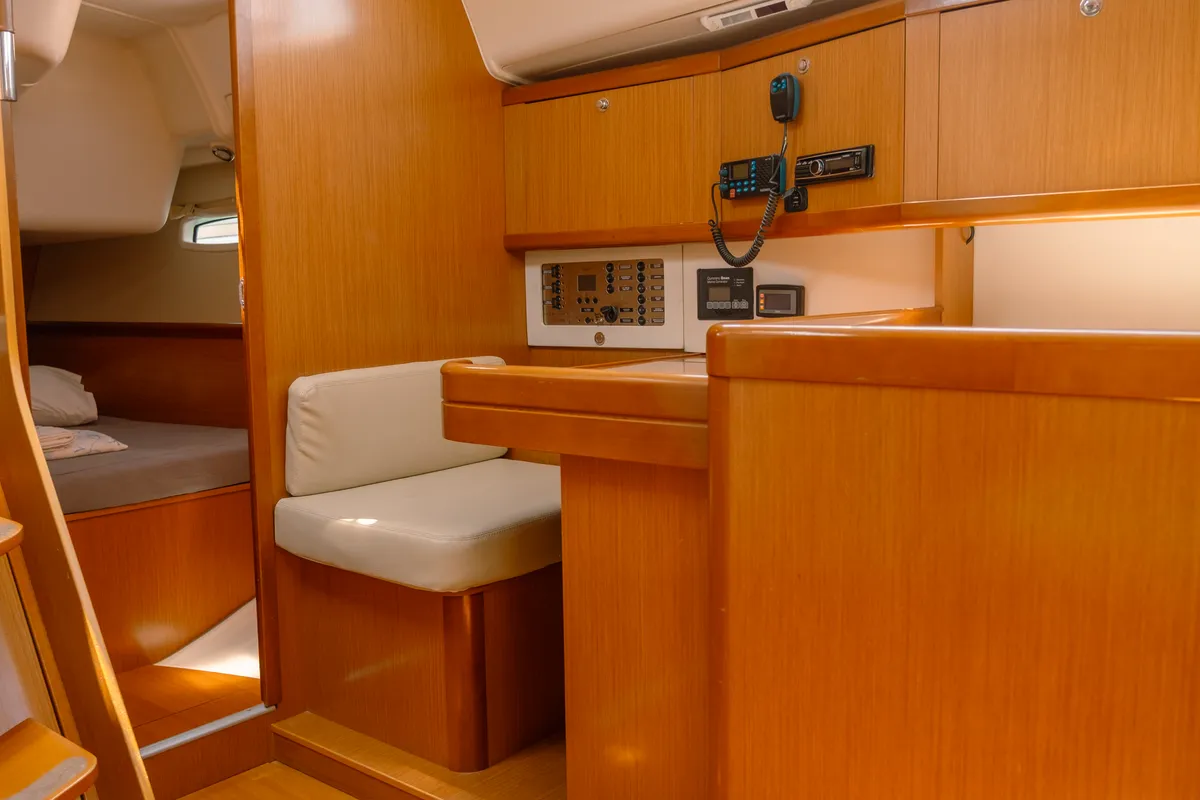 Premium, a Beneteau Oceanis 40 sailboat at Fethiye, Turkey