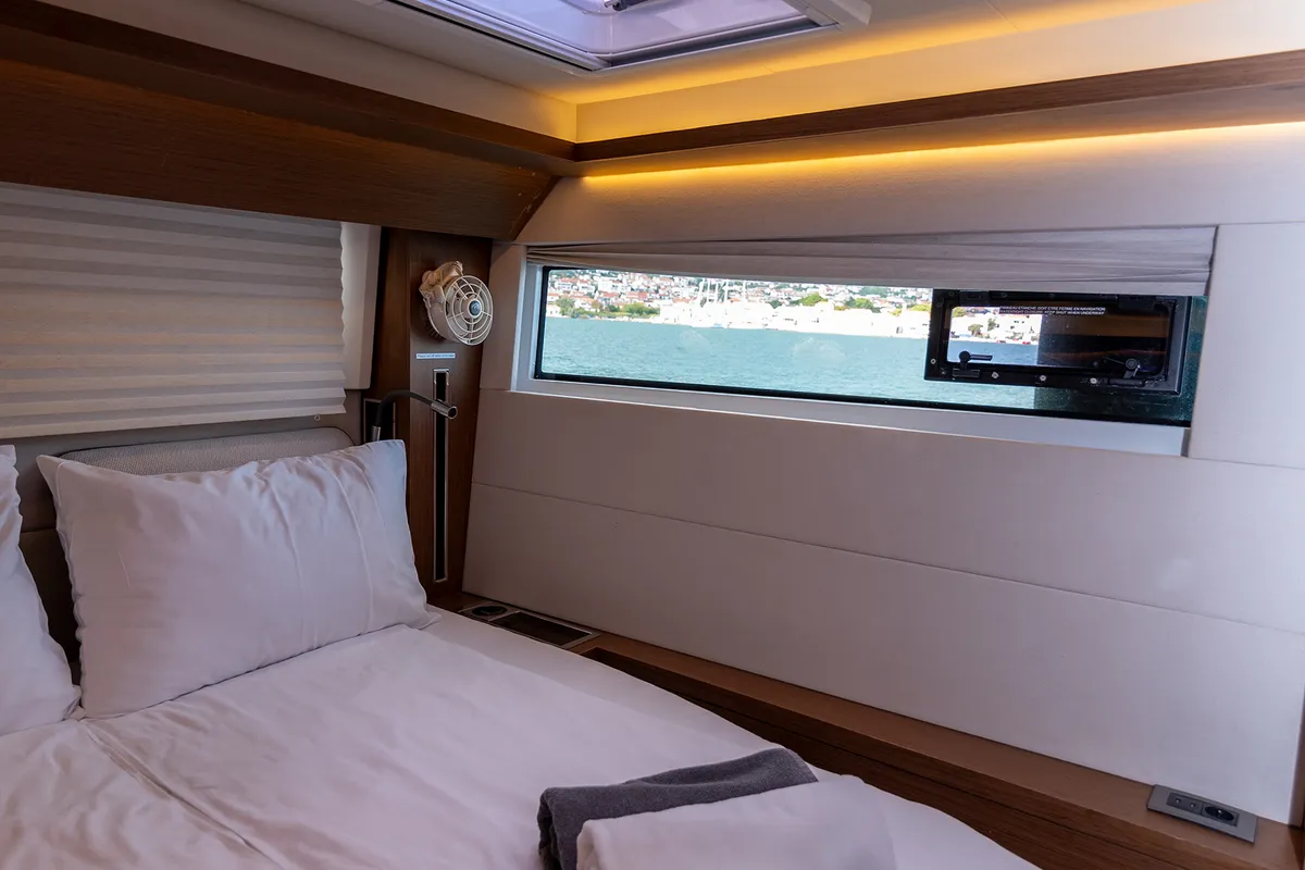 Cabin on Katka, a Lagoon 50 catamaran at Grad Kaštela, Croatia