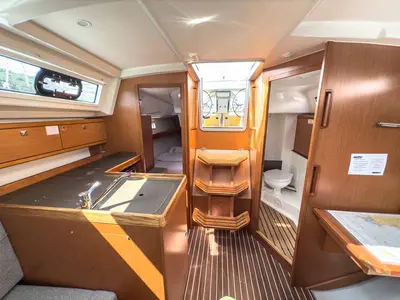 Galley of Hydra, a Bavaria Cruiser 34 sailboat at Grad Pula, Croatia