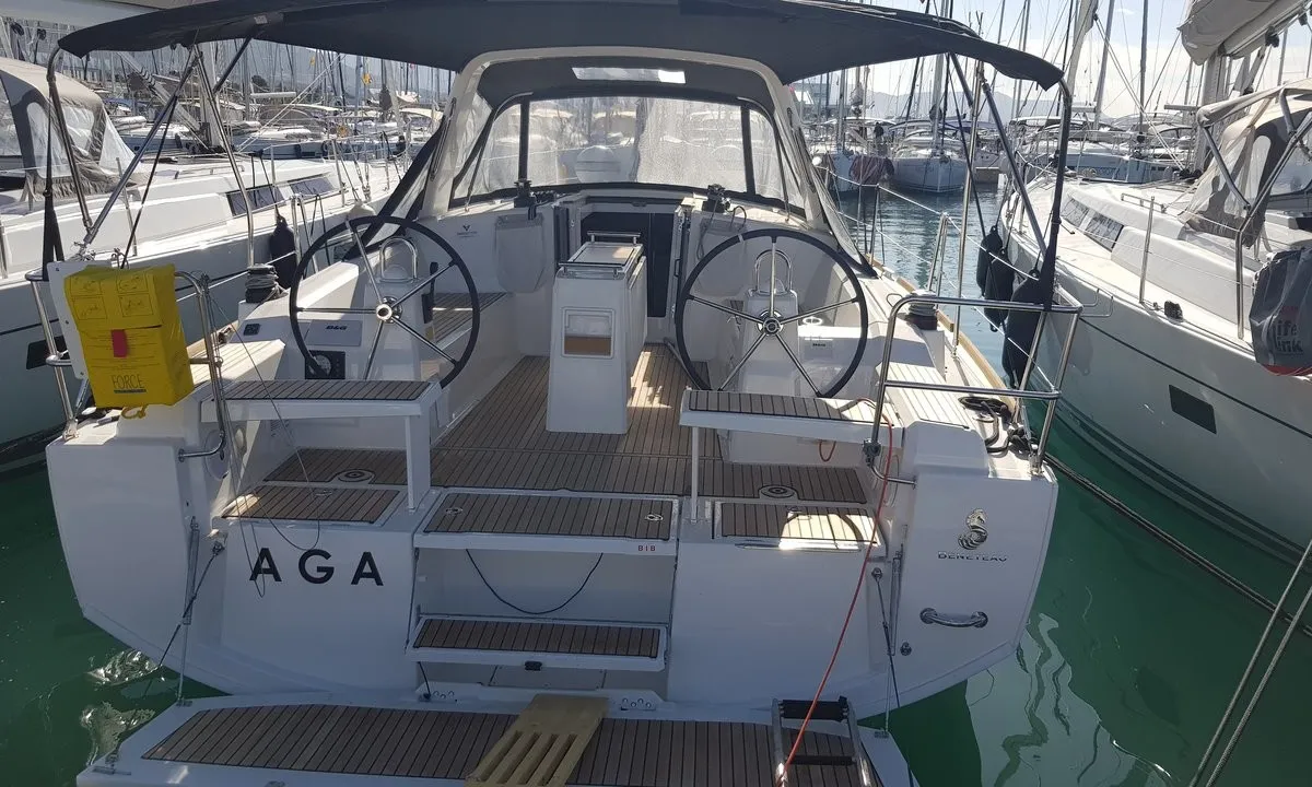 Aga, a Beneteau Oceanis 38.1 sailboat at Grad Biograd na Moru, Croatia