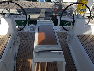 Aga, a Beneteau Oceanis 38.1 sailboat at Grad Biograd na Moru, Croatia