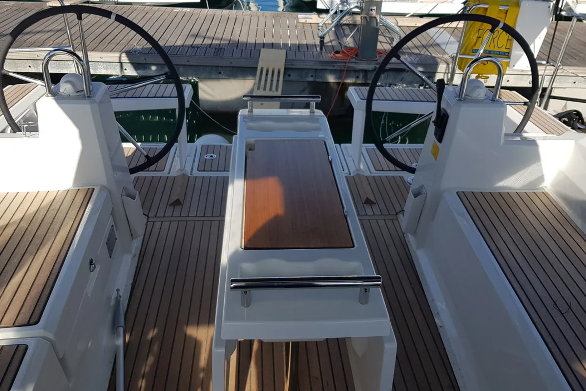 Aga, a Beneteau Oceanis 38.1 sailboat at Grad Biograd na Moru, Croatia