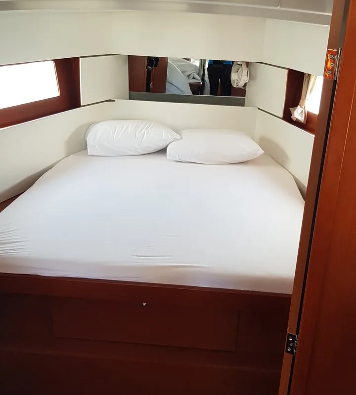 Aga, a Beneteau Oceanis 38.1 sailboat at Grad Biograd na Moru, Croatia