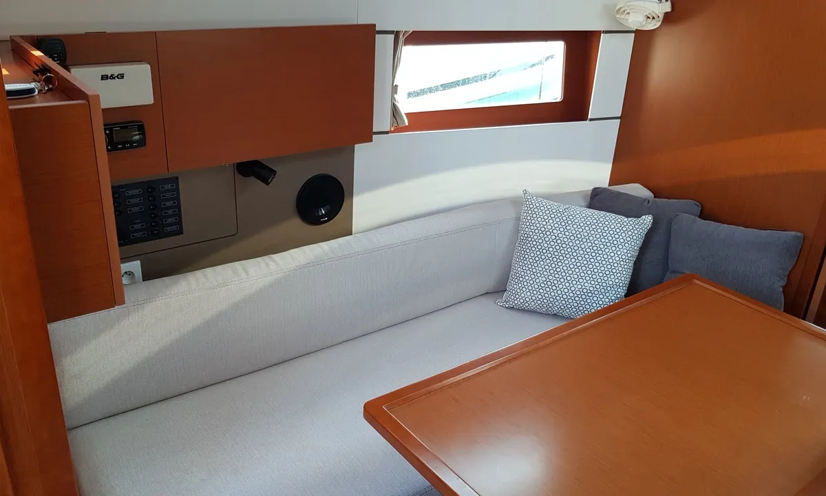 Aga, a Beneteau Oceanis 38.1 sailboat at Grad Biograd na Moru, Croatia