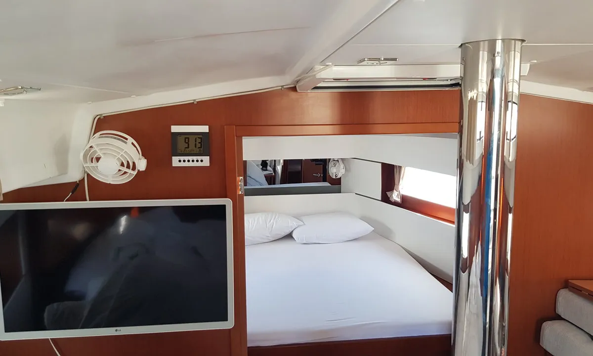 Aga, a Beneteau Oceanis 38.1 sailboat at Grad Biograd na Moru, Croatia