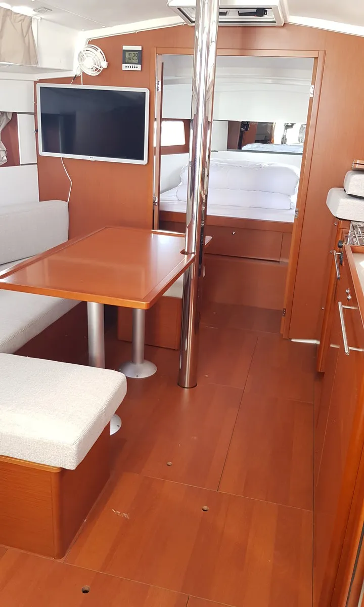 Aga, a Beneteau Oceanis 38.1 sailboat at Grad Biograd na Moru, Croatia