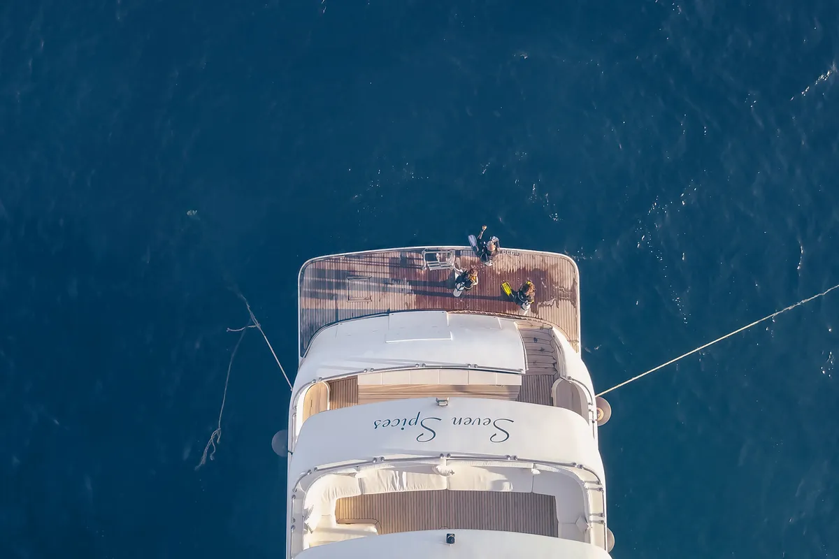 Exterior view of Seven Spices, a Gulet Luxury Motor Yacht motor yacht at El Gouna, Egypt