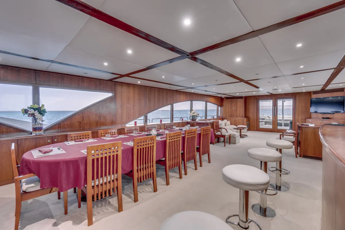 Salon of Seven Spices, a Gulet Luxury Motor Yacht motor yacht at El Gouna, Egypt