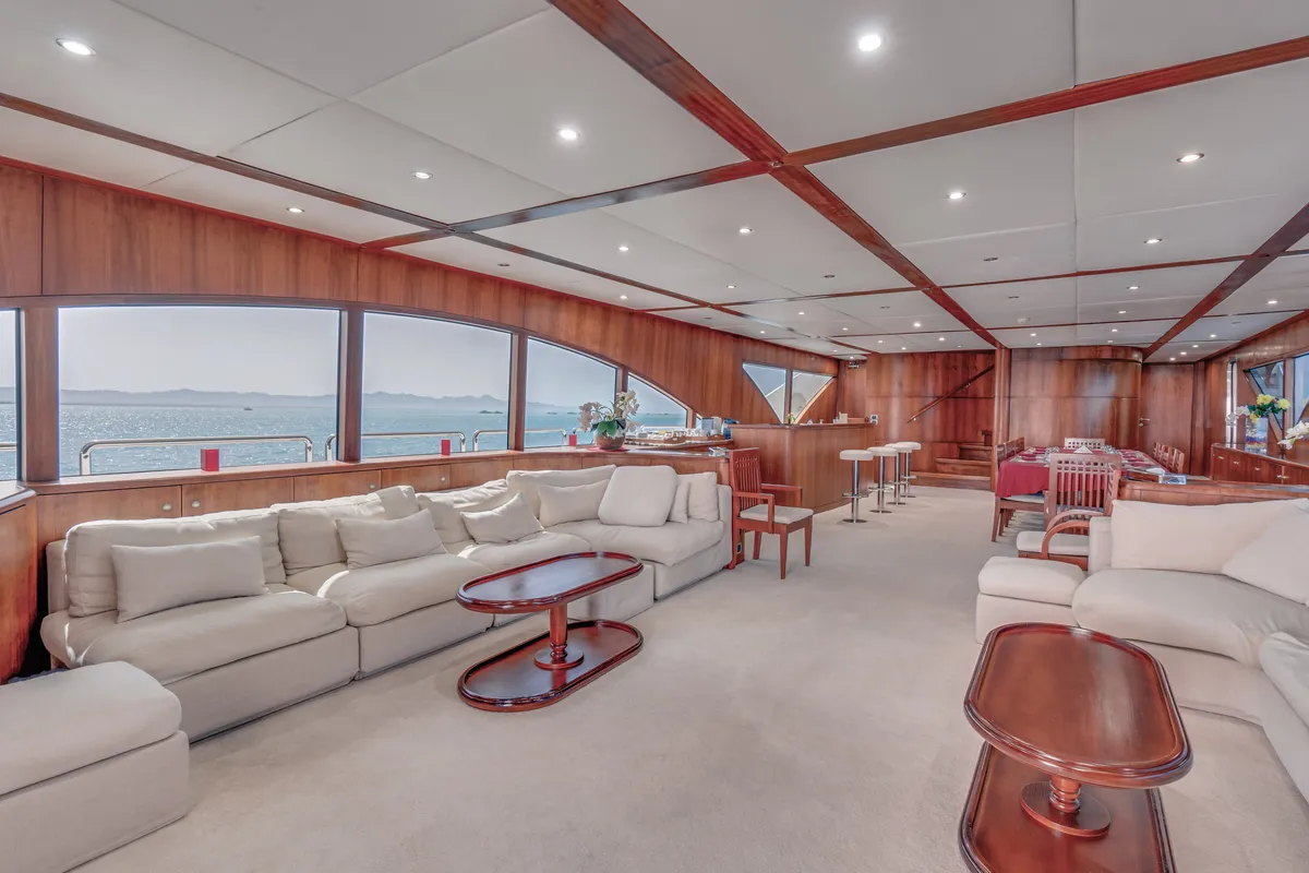 Salon of Seven Spices, a Gulet Luxury Motor Yacht motor yacht at El Gouna, Egypt