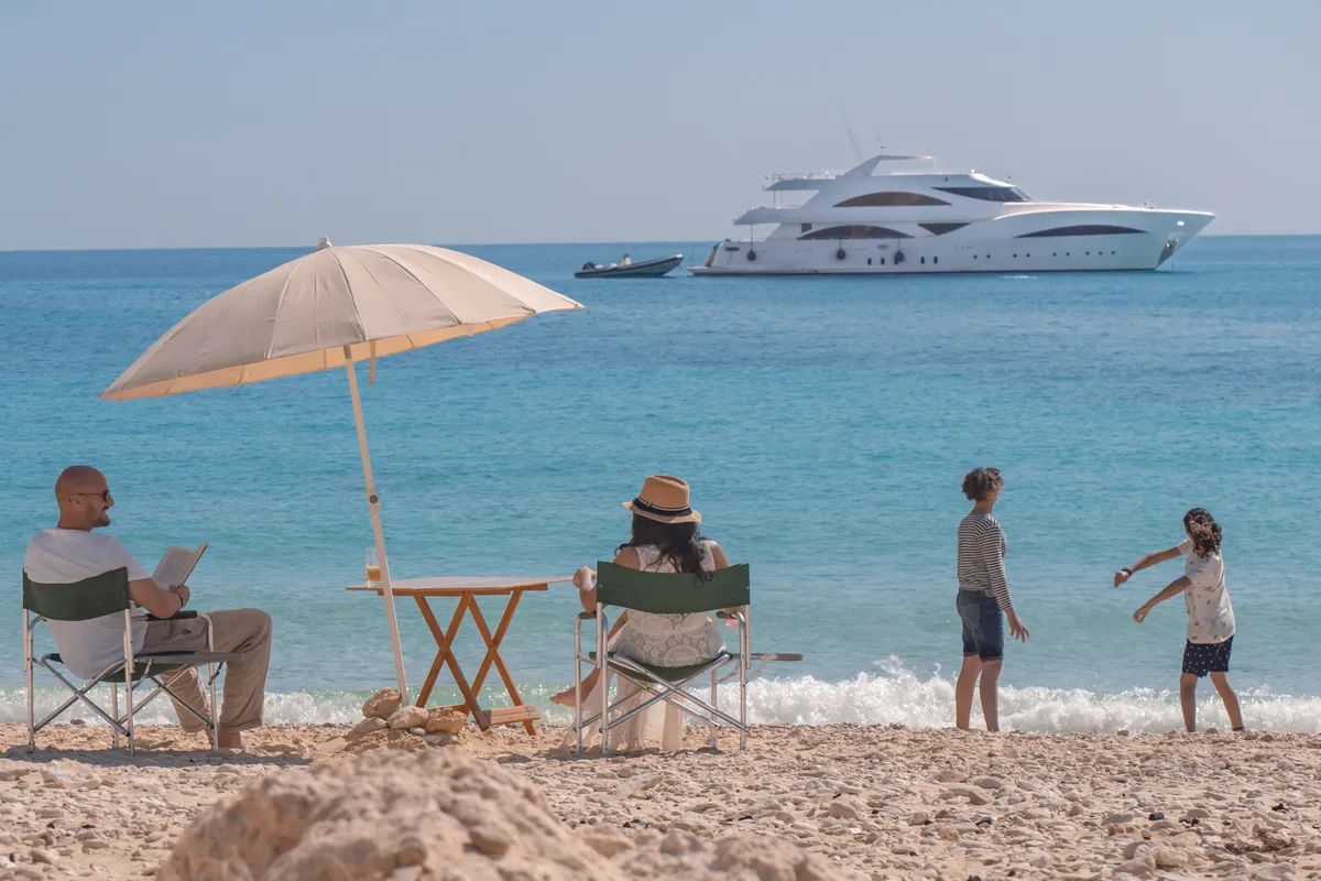 Exterior view of Seven Spices, a Gulet Luxury Motor Yacht motor yacht at El Gouna, Egypt