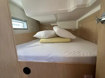 Cabin on Moya, a Bavaria C38 sailboat at Split, Croatia
